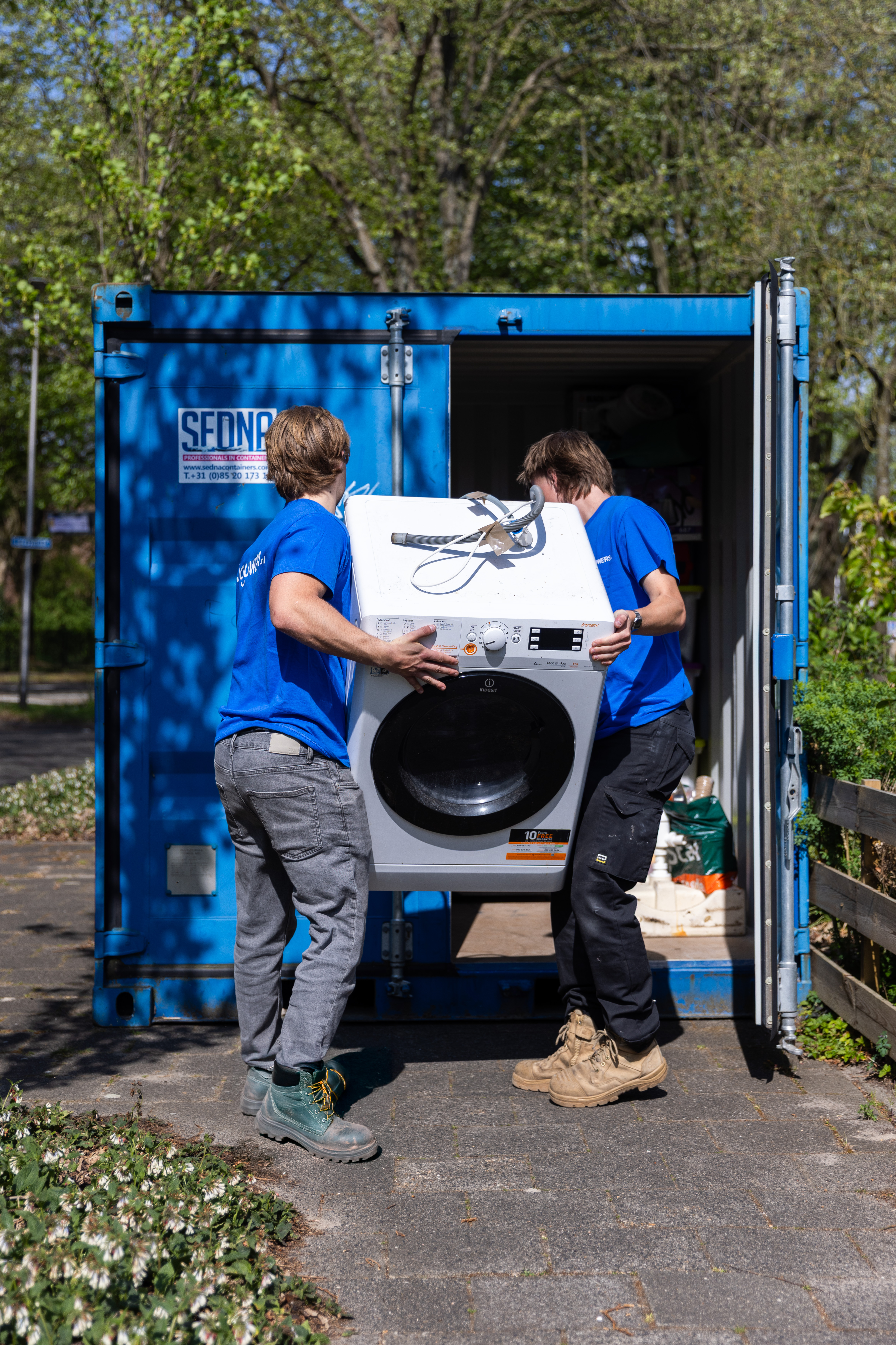 Eerste klus als Sjouwer van De Sjouwers