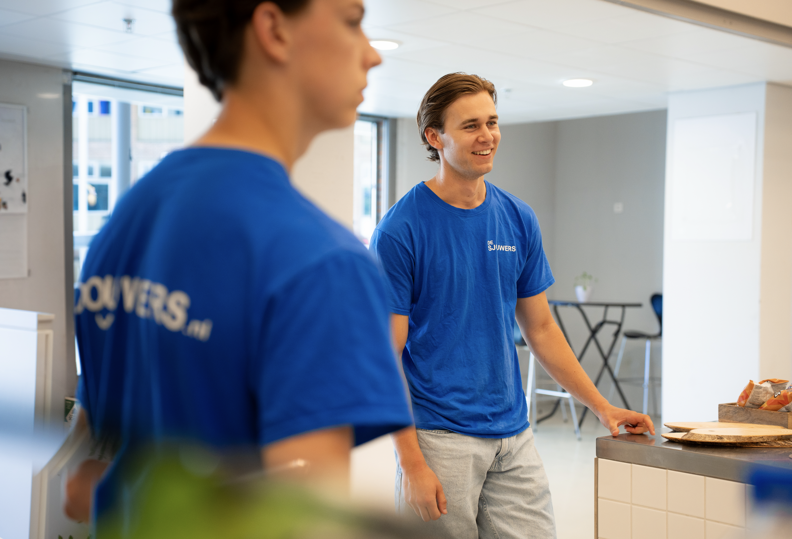 Sjouwers ondersteunen bij projectinrichting op locatie